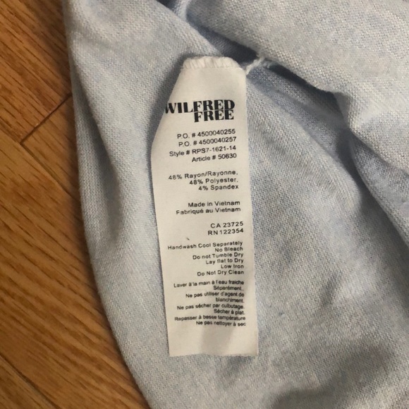 Aritzia Wilfred Free Burnette Tank in Light Blue - Picture 7 of 7